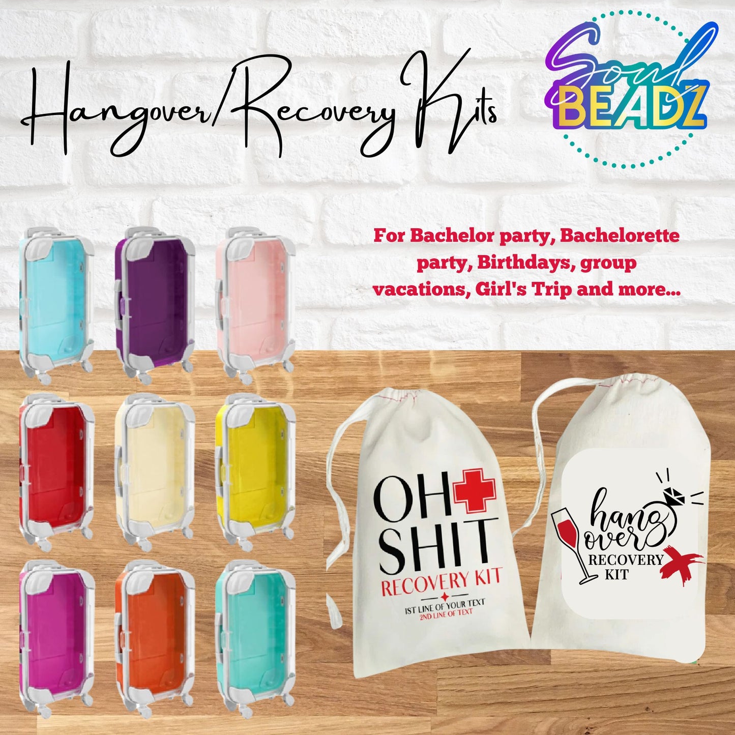Hangover/Recovery/Selfcare Kits