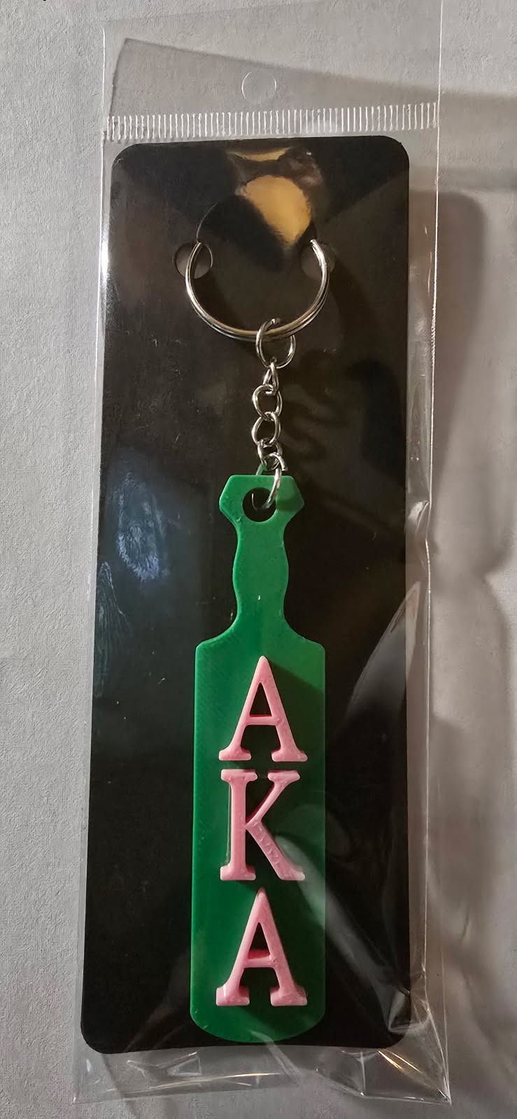 1908 Greek Paddle Keychain