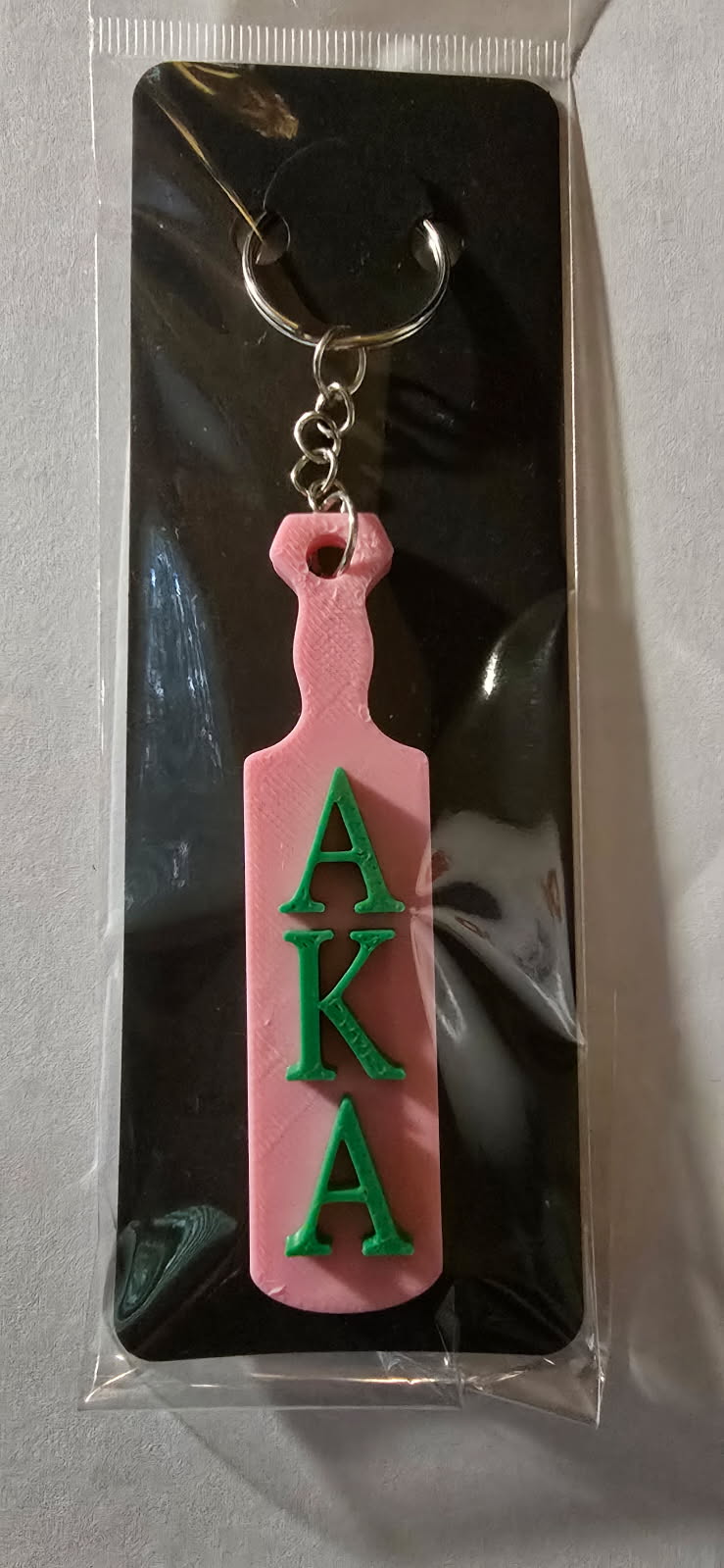 1908 Greek Paddle Keychain