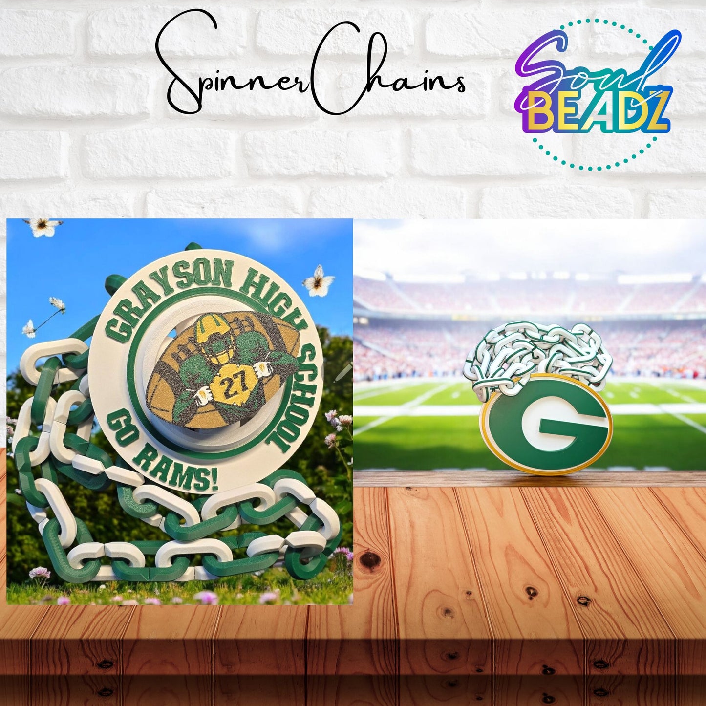 Custom 3D Spinner Hype Chains