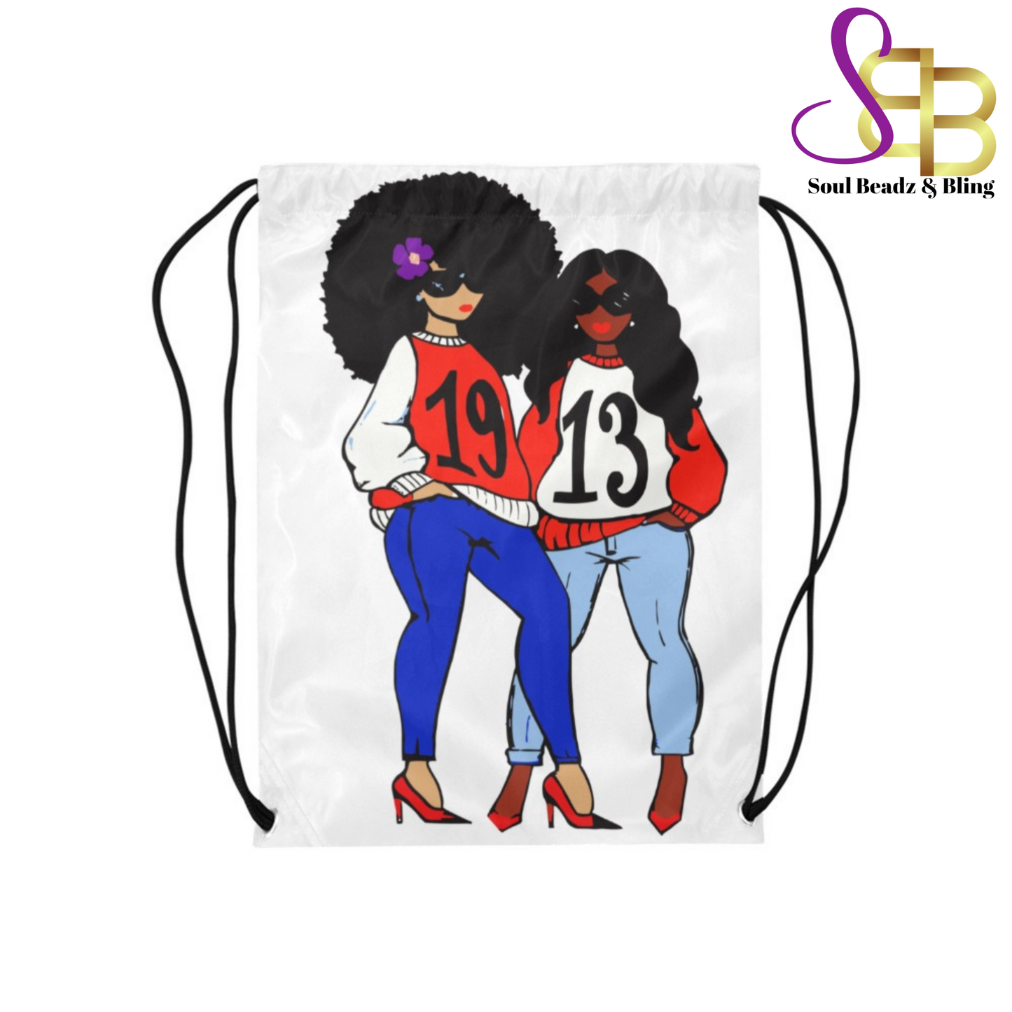 DST Friends Drawstring Bag