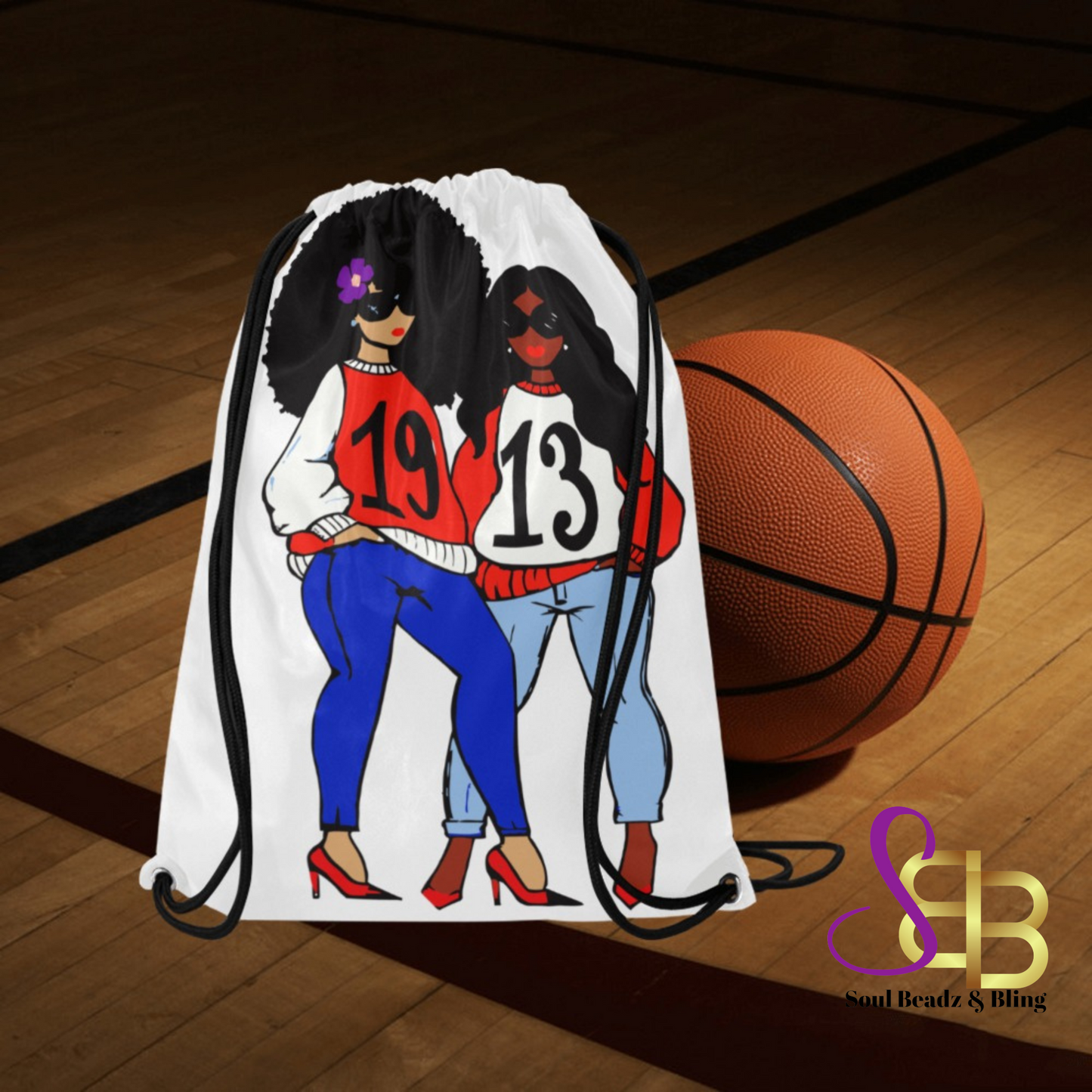DST Friends Drawstring Bag