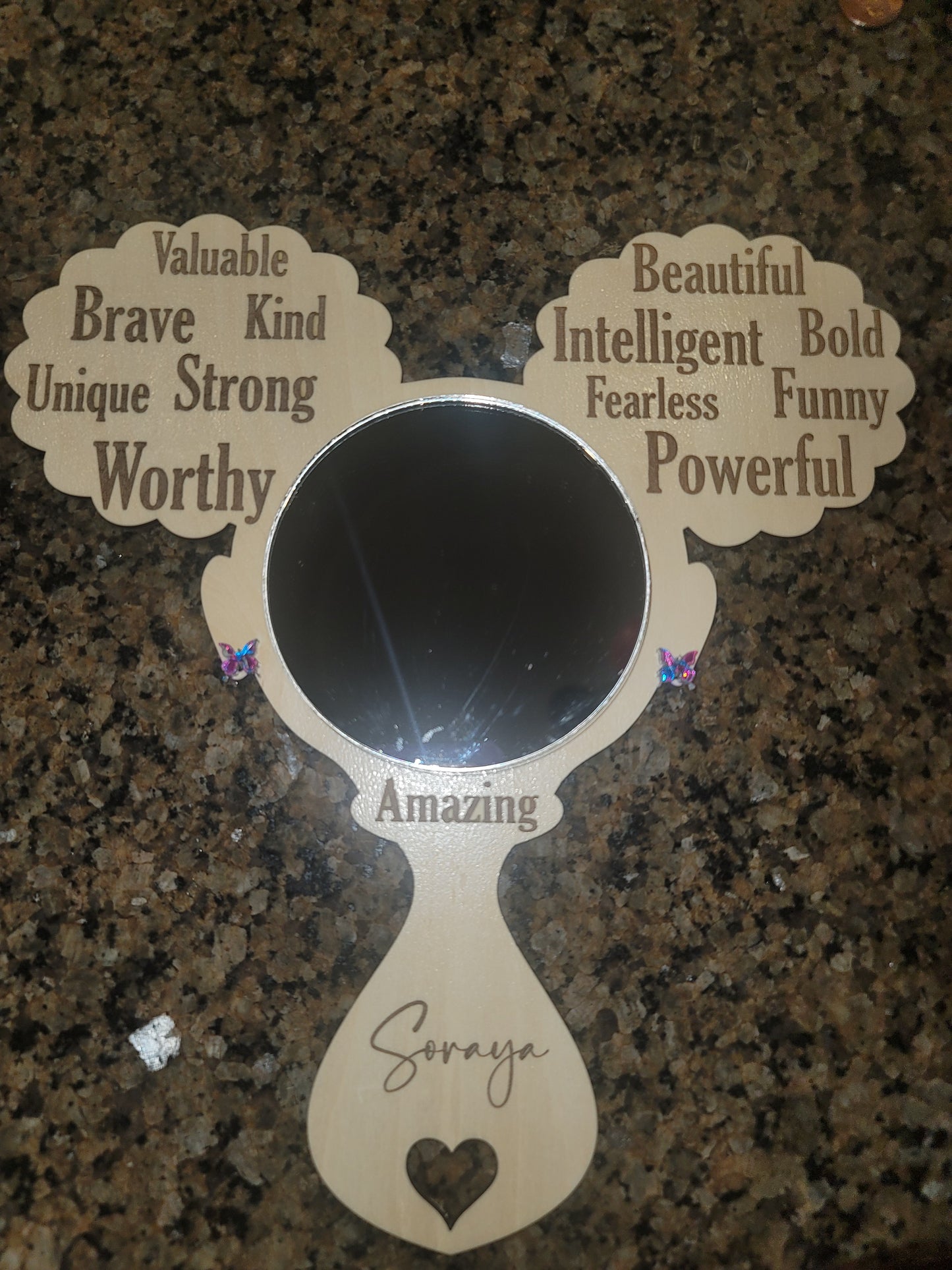Affirmation Hand Mirror