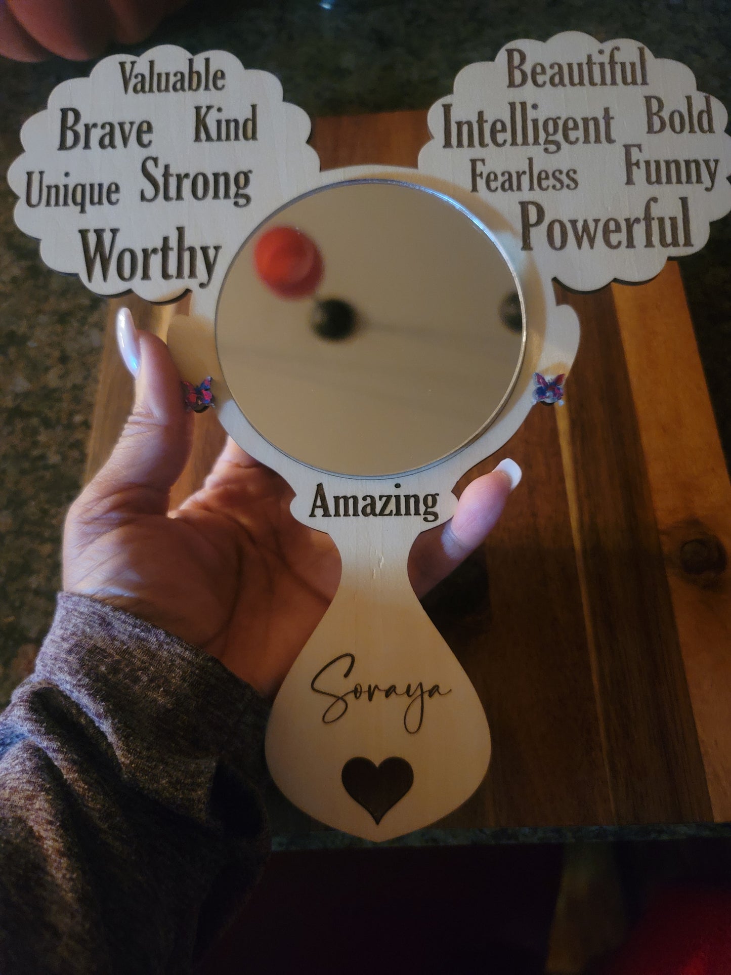 Affirmation Hand Mirror