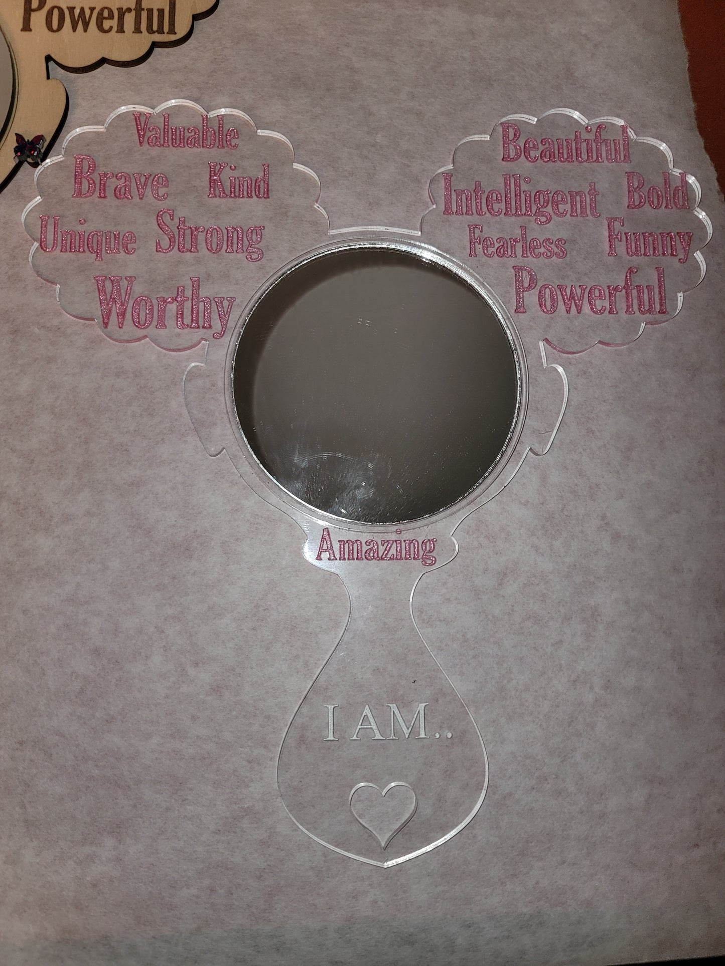 Affirmation Hand Mirror