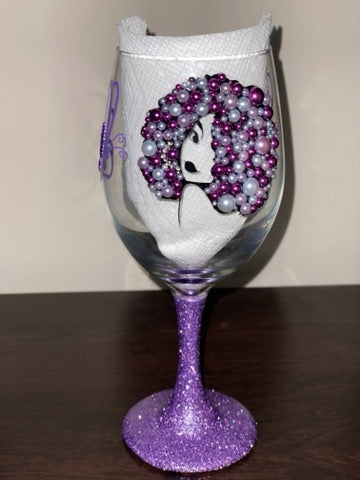 Cute & Sassy Wine Glass