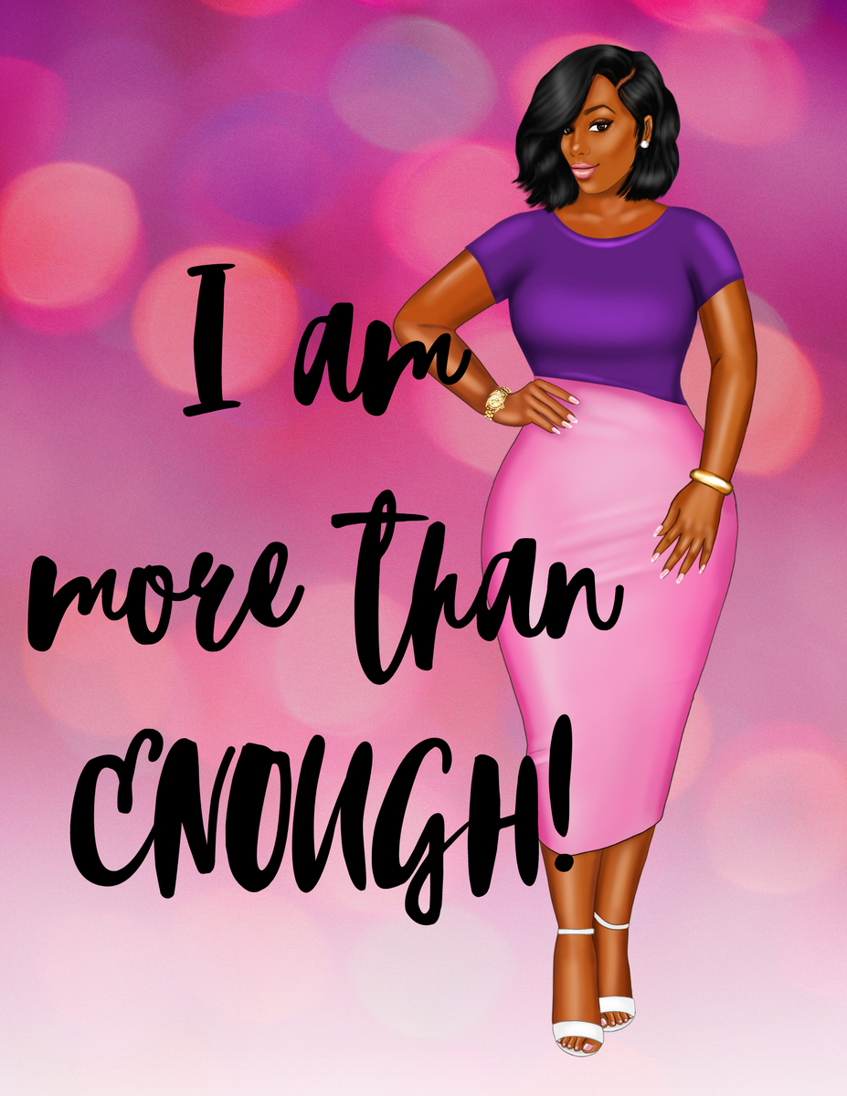 I Am Enough Journal Soul Beadz and Bling