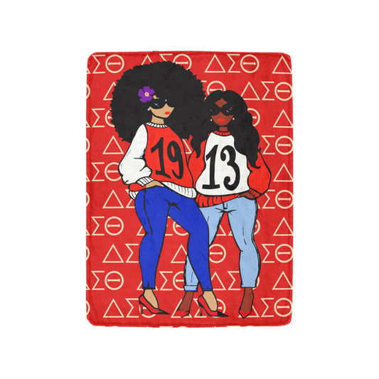 DST Friends Sherpa Fleece Blanket