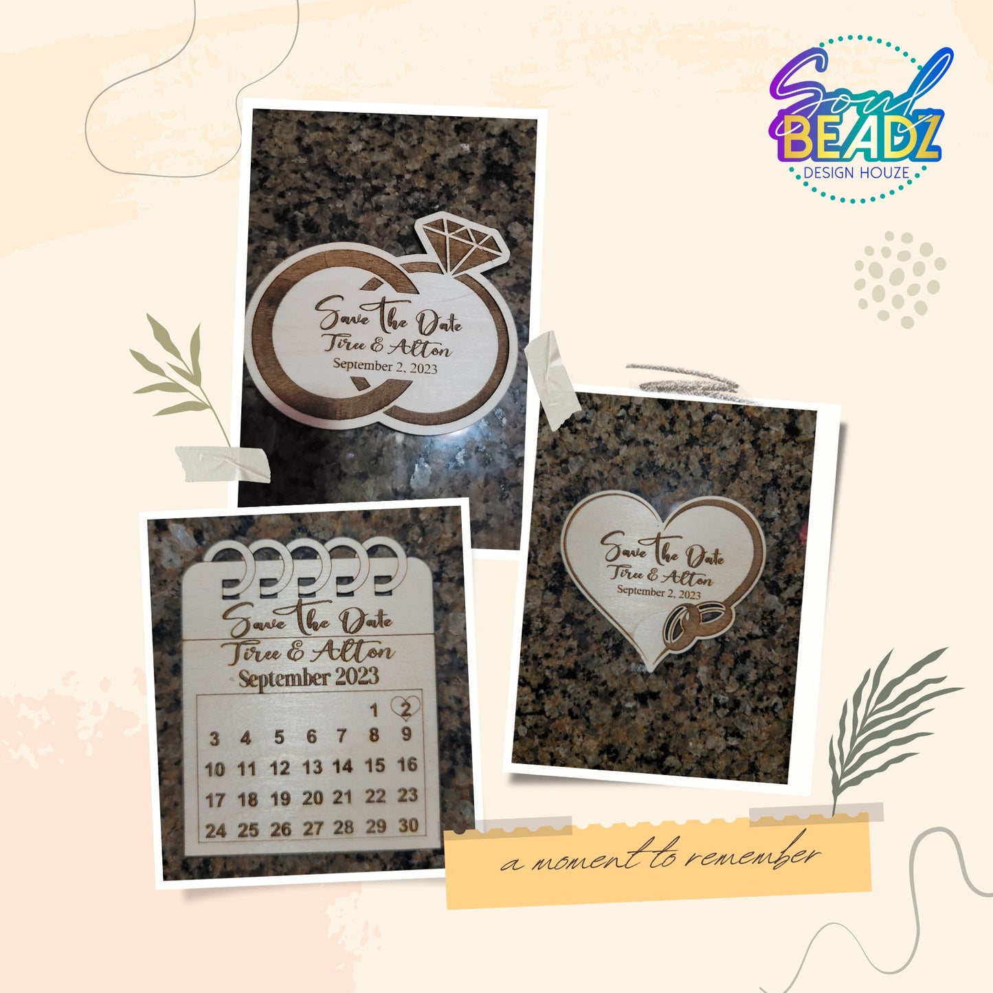 Wooden Wedding Favors