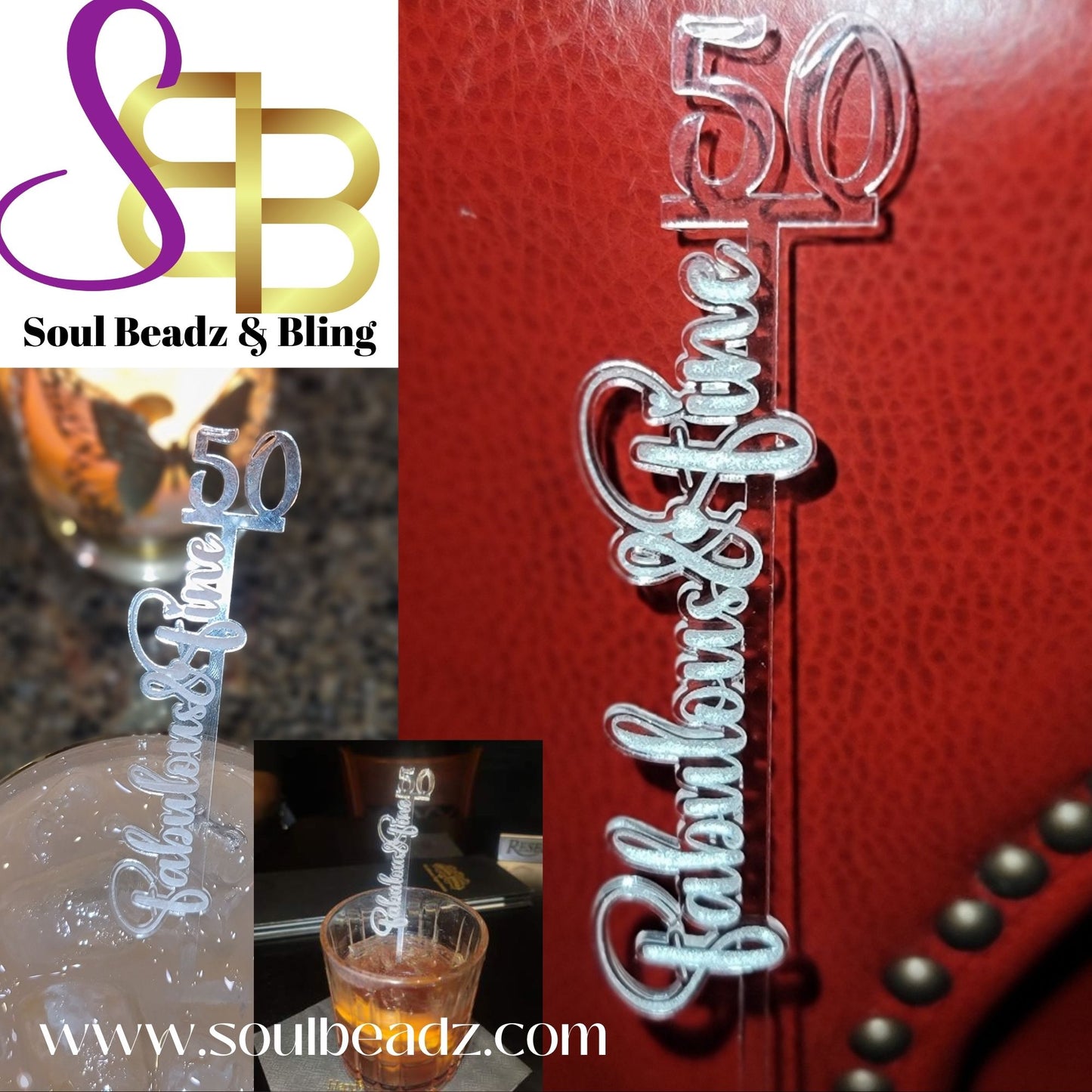 Custom Personalized Drink Stir Sticks