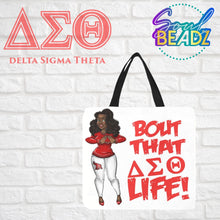 Load image into Gallery viewer, Bout That DST Life Tote Bag