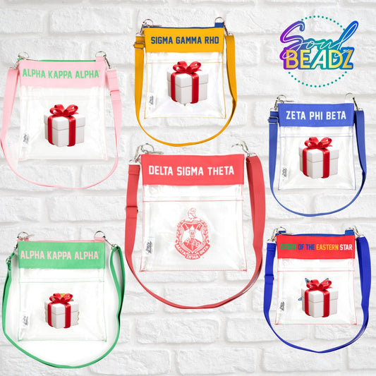 Sorority Clear Crossbody Bag