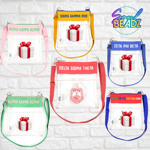 Sorority Clear Crossbody Bag