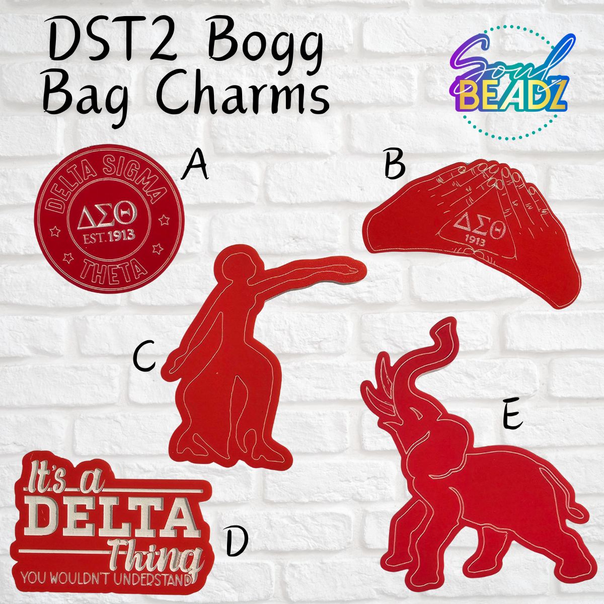 DST2 Red Bag Charms