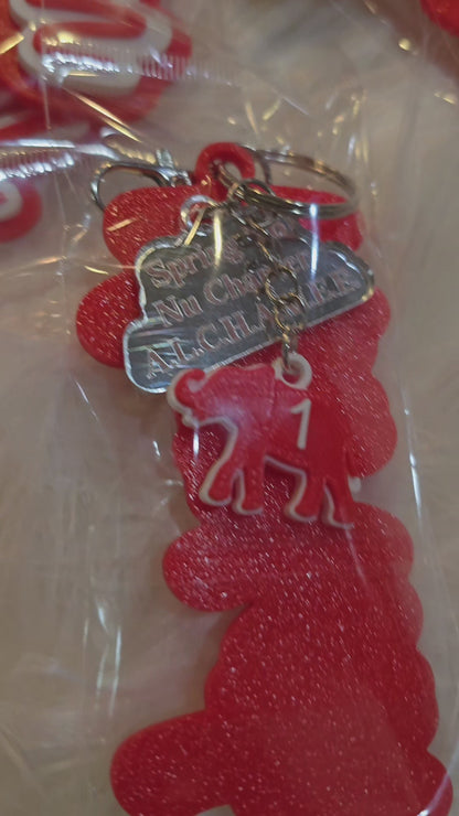 Crossing Gift Keychains 3D w/Tag