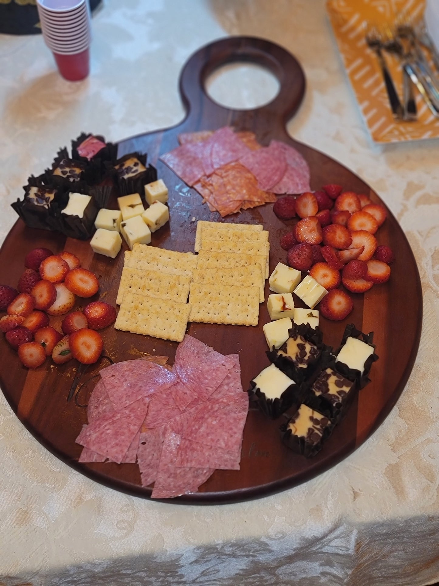 Custom Laser-Engraved Wood Cutting Board