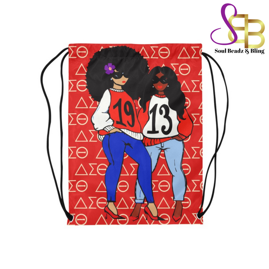 DST Friends Drawstring Bag