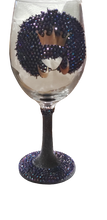 Load image into Gallery viewer, Queen Wine Glass