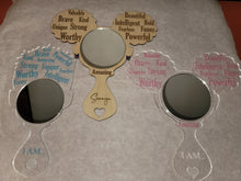 Load image into Gallery viewer, Affirmation Hand Mirror