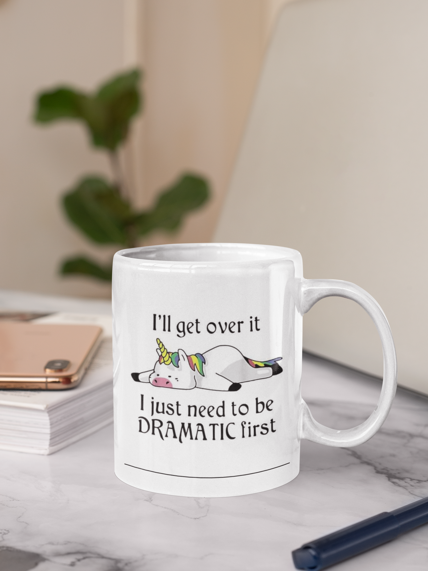 Unicorn Drama Mug