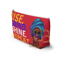 Load image into Gallery viewer, Rise Grind Repeat Accessory/Travel Pouch