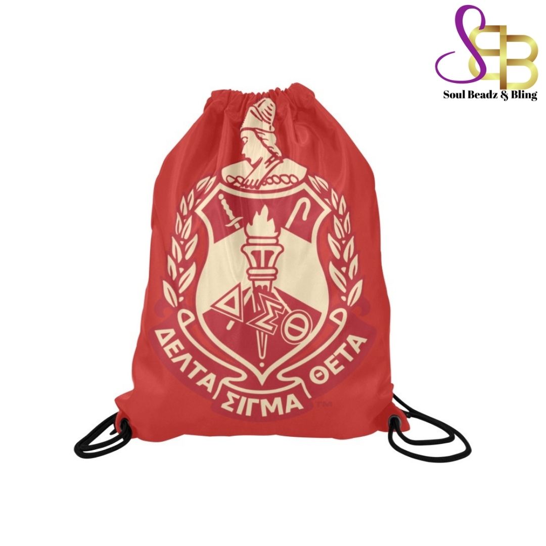 DST Crest Drawstring Bag