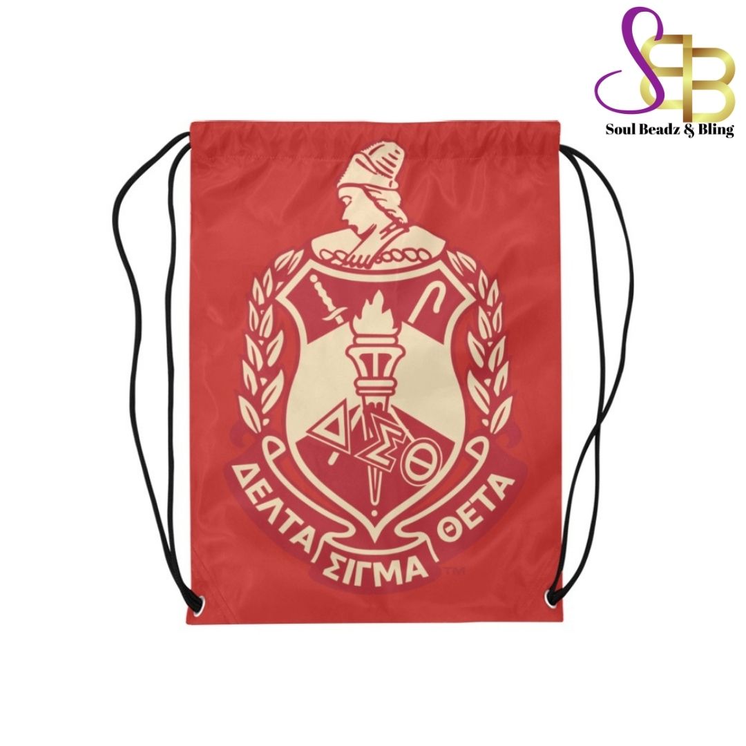 DST Crest Drawstring Bag