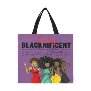 Feeling Blacknificent Canvas Tote Bag