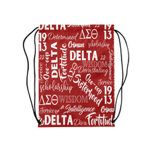 Load image into Gallery viewer, DELTA Expression Drawstring Bag